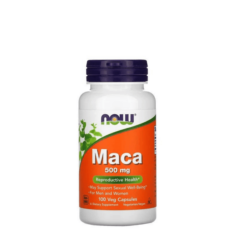 MACA PERUANA 500MG - 100 CÁPSULAS - NOW FOODS